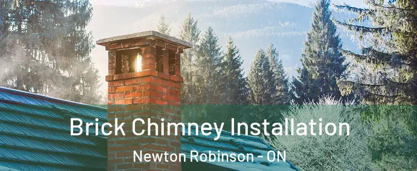  Brick Chimney Installation Newton Robinson - ON