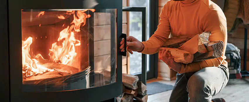 Residential Fireplace Ceramic Glass Installation in Newton Robinson, ON