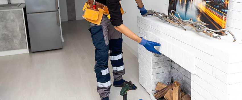Outdoor Fireplace Restoration in Newton Robinson, Ontario