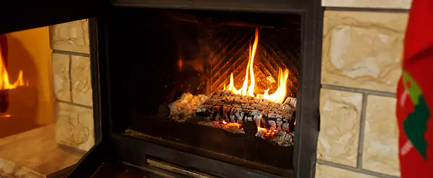 Commercial Prefabricated Fireplace Replacement in Newton Robinson, Ontario