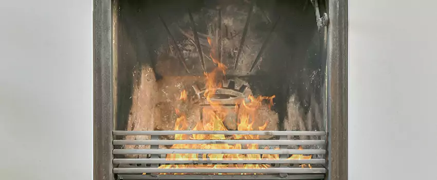 Travis Industries Linear Gas Fireplace Installation in Bradford West Gwillimbury, Ontario