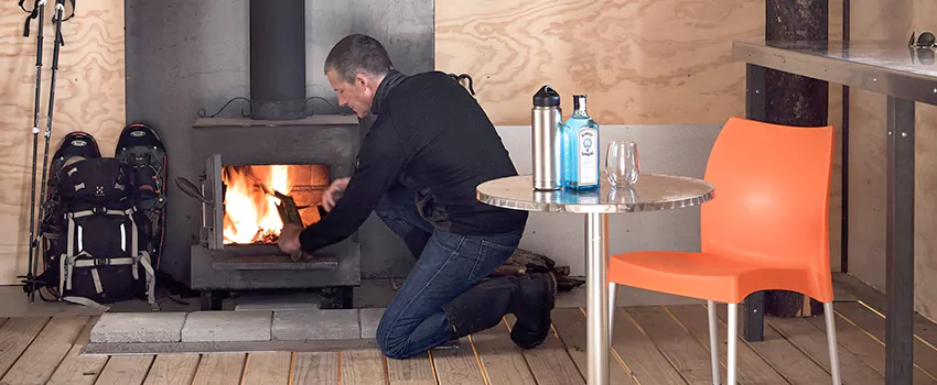 Open Hearth Wood Fireplace Installation in Newton Robinson, ON