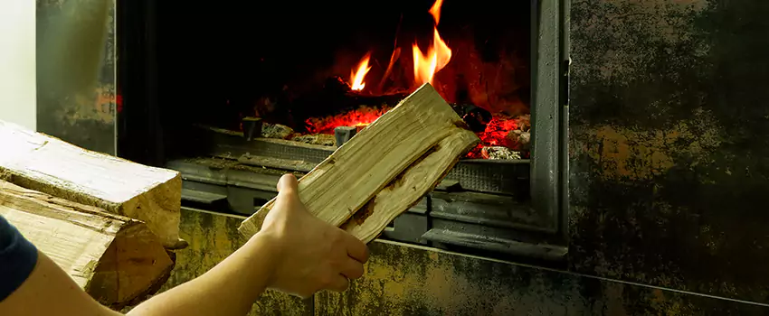 Wood Stove Heat Resistant Wall Repair in Bradford West Gwillimbury, Ontario