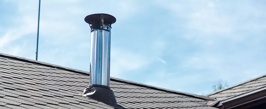 Outdoor Metal Chimney Installation in Newton Robinson, Ontario