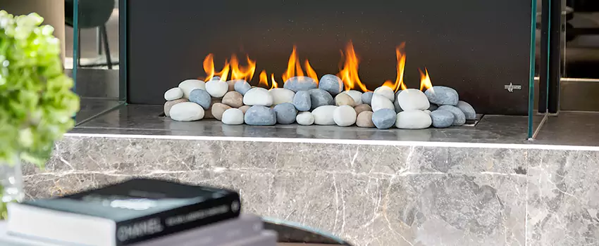 Double-Height Fireplace Design Refurbishment in Newton Robinson, Ontario