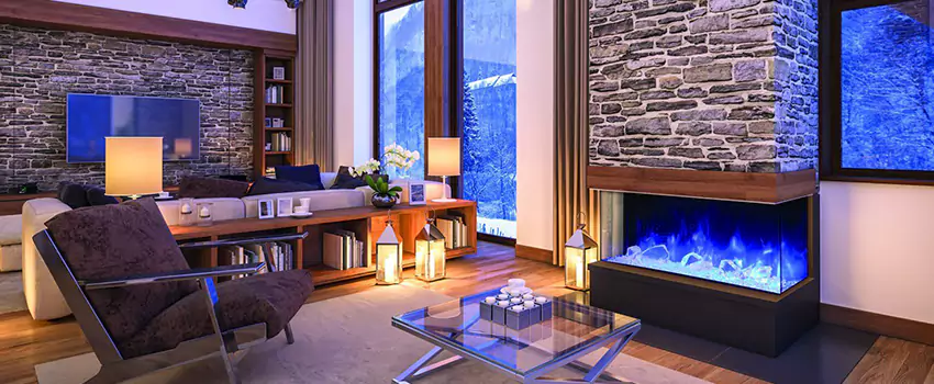 Dynamic Flame Color Fireplace Installation in Newton Robinson, ON