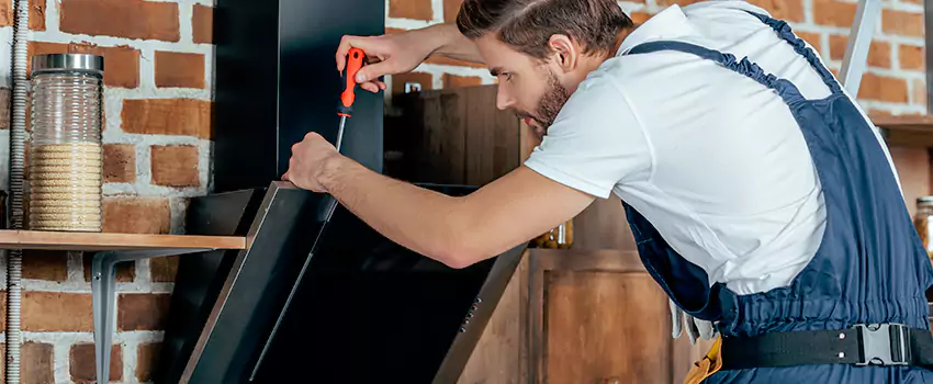 Old Rusted Metal Fireplace Repair And Replacement in Newton Robinson, ON
