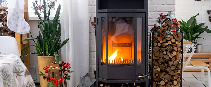 Thelin Hearth Products Direct Vent Gas Stove Fireplace Inspection in Newton Robinson, ON