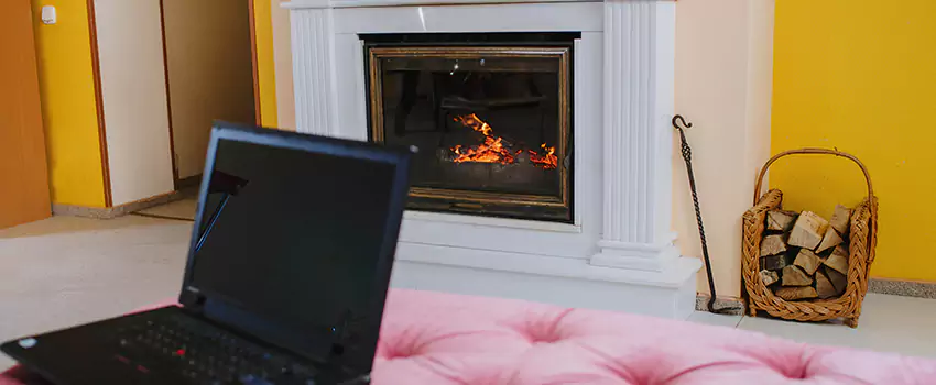 Valor Outdoor Gas Fireplace in Newton Robinson, Ontario