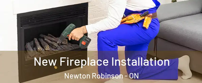 New Fireplace Installation Newton Robinson - ON